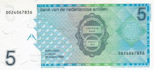 Netherlands Antilles, 5 Gulden, P22a
