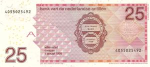 Netherlands Antilles, 25 Gulden, P29a