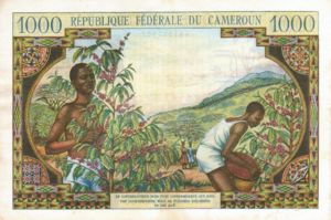 Cameroon, 1,000 Franc, P12