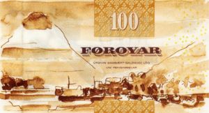 Faeroe Islands, 100 Krone, P25