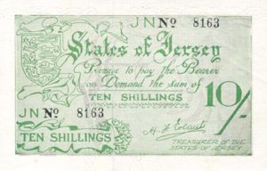 Jersey, 10 Shilling, P5a