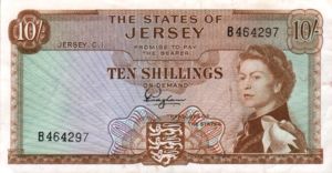 Jersey, 10 Shilling, P7a