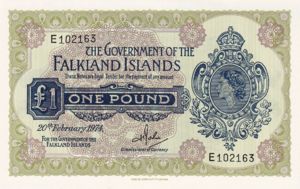 Falkland Islands, 1 Pound, P8b