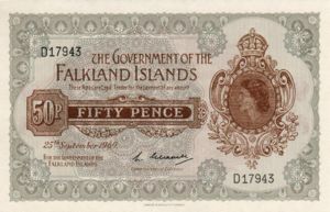 Falkland Islands, 50 Pence, P10a