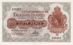 Falkland Islands, 50 Pence, P10b