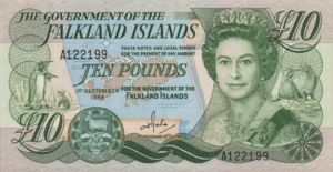 Falkland Islands, 10 Pound, P14a, B220a