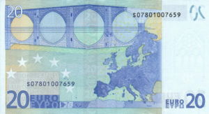 European Union, 20 Euro, P3s