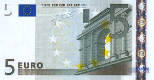 European Union, 5 Euro, P8n