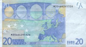 European Union, 20 Euro, P10m