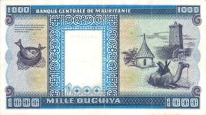 Mauritania, 1,000 Ouguiya, P7a