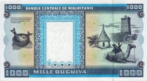 Mauritania, 1,000 Ouguiya, P9c