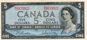 Canada, 5 Dollar, P77b