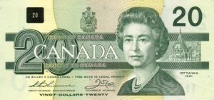 Canada, 20 Dollar, P97a