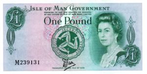 Isle Of Man, 1 Pound, P38a