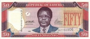Liberia, 50 Dollar, P24