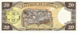 Liberia, 20 Dollar, P23a