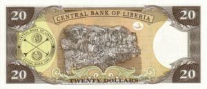 Liberia, 20 Dollar, P28a