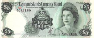 Cayman Islands, 5 Dollar, P2a