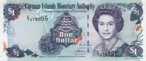 Cayman Islands, 1 Dollar, P33d