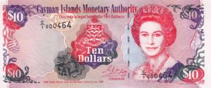 Cayman Islands, 10 Dollar, P23