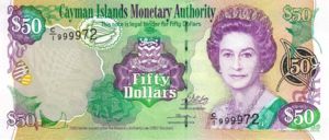 Cayman Islands, 50 Dollar, P32a