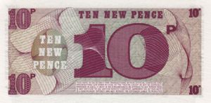 Great Britain, 10 New Pence, M48