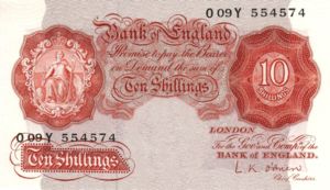 Great Britain, 10 Shilling, P368c