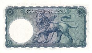 Great Britain, 5 Pound, P372a
