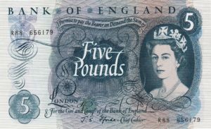 Great Britain, 5 Pound, P375b