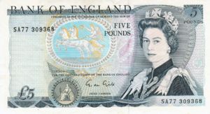 Great Britain, 5 Pound, P378f