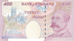 Great Britain, 20 Pound, P390a