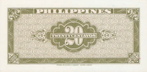 Philippines, 20 Centavo, P130b