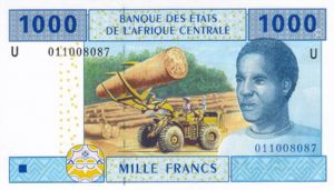 Central African States, 1,000 Franc, P207U