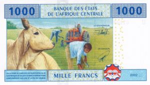 Central African States, 1,000 Franc, P207U