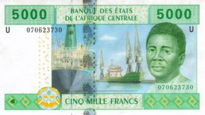 Central African States, 5,000 Franc, P209U