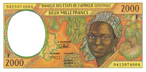 Central African States, 2,000 Franc, P303Fb