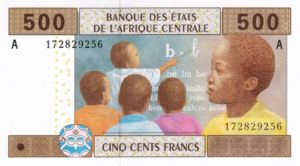 Central African States, 500 Franc, P406A