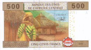 Central African States, 500 Franc, P406A