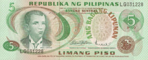 Philippines, 5 Peso, P160a