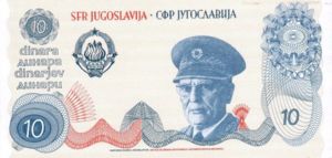 Yugoslavia, 10 Dinar, 