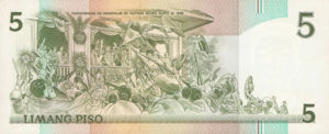 Philippines, 5 Peso, P168c