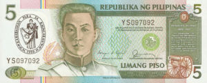 Philippines, 5 Peso, P178a