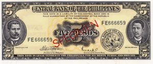 Philippines, 5 Peso, P135s6