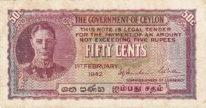 Ceylon, 50 Cent, P45a v1