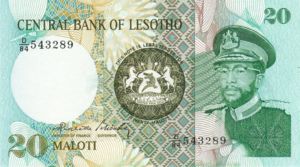 Lesotho, 20 Loti, P7b Sign.2A