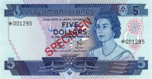 Solomon Islands, 5 Dollar, CS1