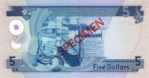 Solomon Islands, 5 Dollar, CS1