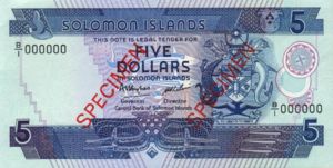 Solomon Islands, 5 Dollar, P14s