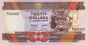 Solomon Islands, 20 Dollar, P16a