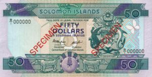 Solomon Islands, 50 Dollar, P17s